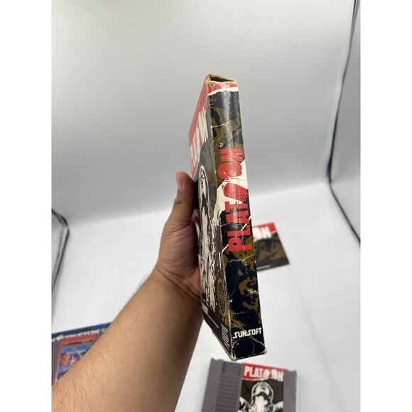 Platoon (Nintendo Entertainment System NES) Authentic CIB Complete - Picture 3 of 14